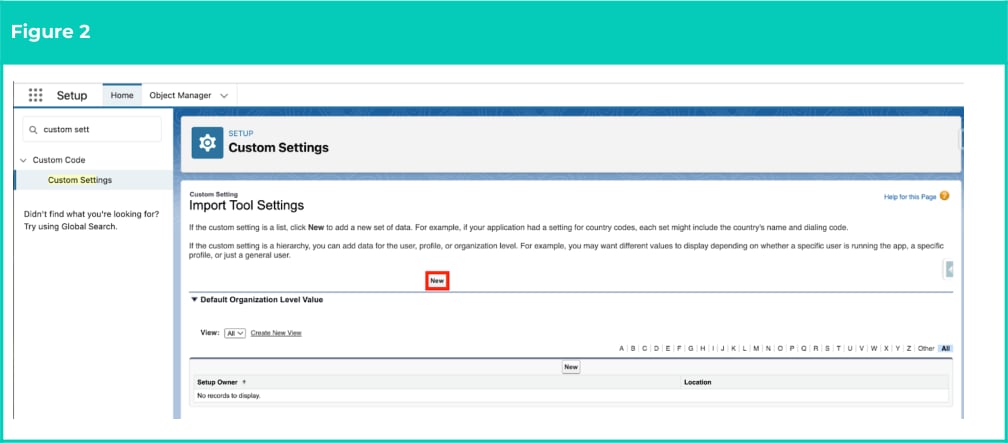 Figure 2: screenshot for Integrated Import Tool - Configuration and Implementation Guide