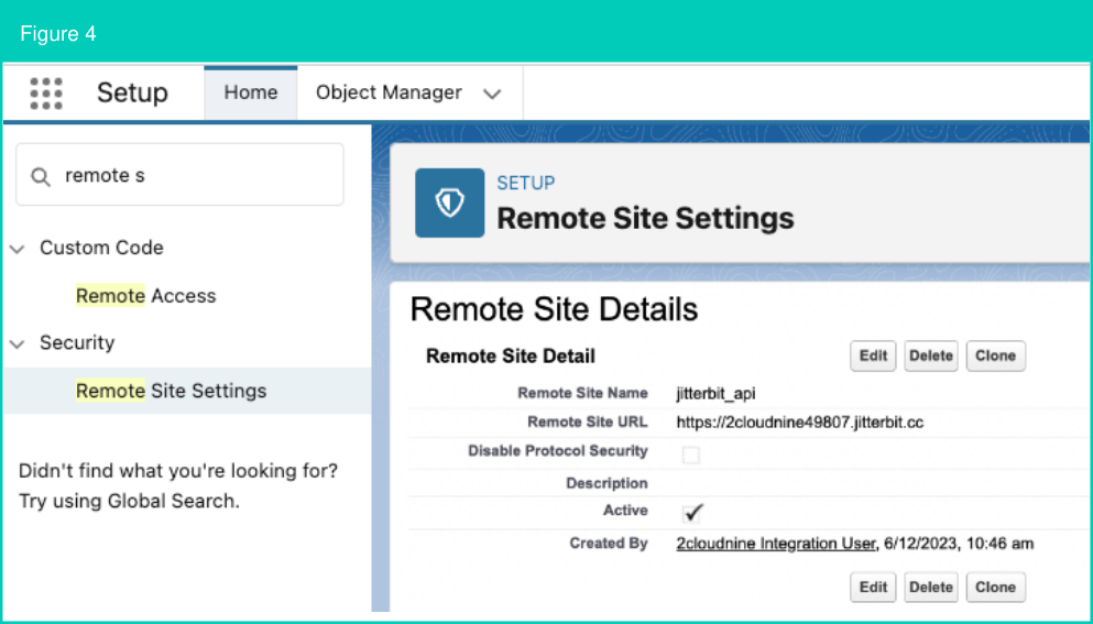 Figure 4: screenshot for Integrated Import Tool - Configuration and Implementation Guide