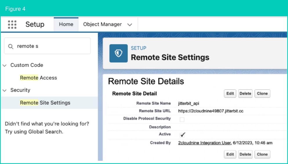 Figure 4: screenshot for Integrated Import Tool - Configuration and Implementation Guide