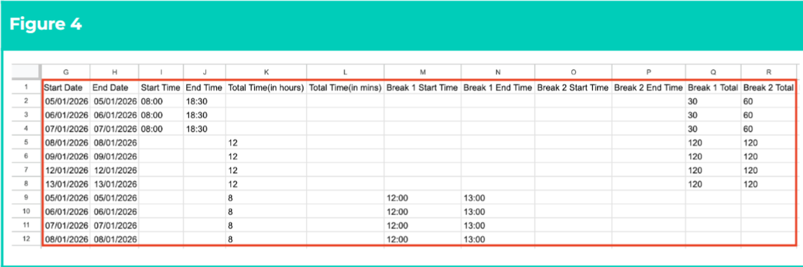 Screenshot 4 for QRG Integrated Import Tool - Populate Timesheet CSV Files (Enhanced)