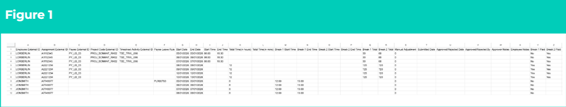 Screenshot 1 for QRG Integrated Import Tool - Populate Timesheet CSV Files (Standard)