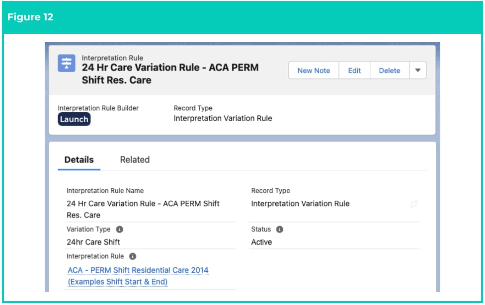 Screenshot from QRG Create Interpretation Rule - Create Custom Interpretation Variation