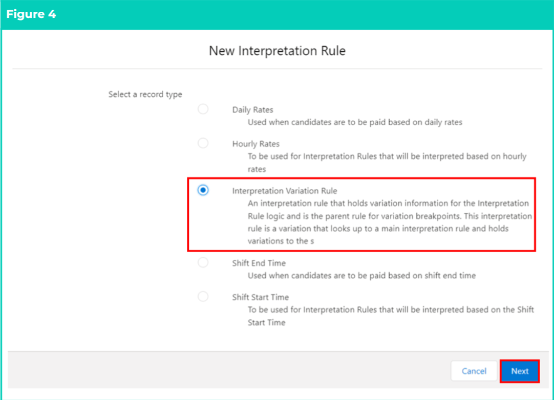 Screenshot 4 for QRG Interpretation Rule Builder - Create Interpretation Variation (Assignment)