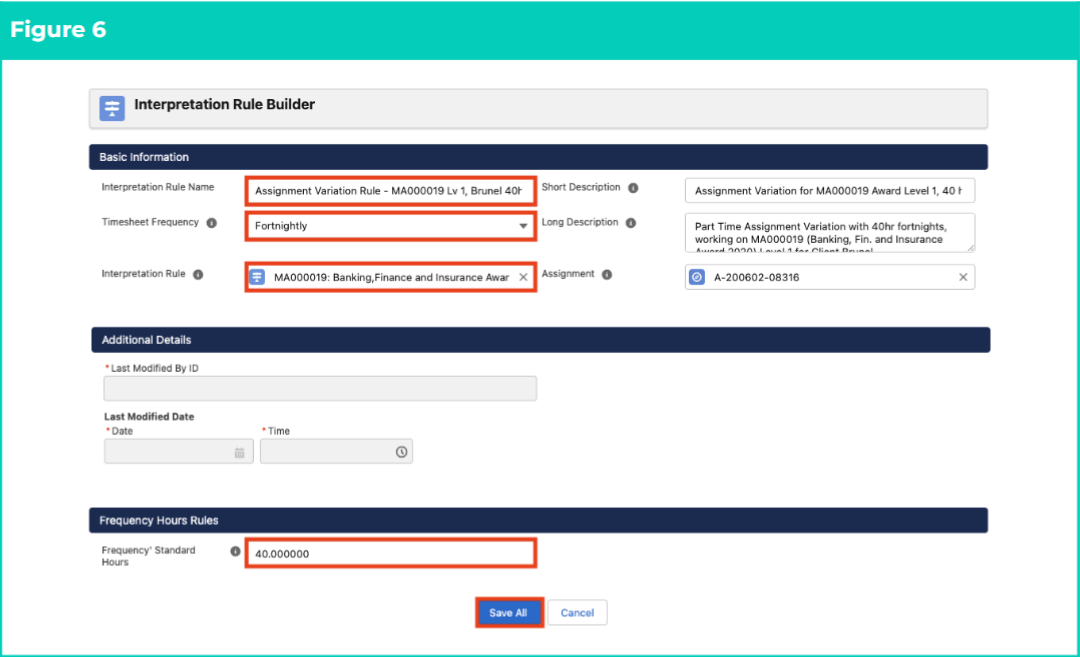 Screenshot 6 for QRG Interpretation Rule Builder - Create Interpretation Variation (Assignment)