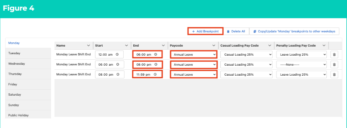 Screenshot 4 for QRG Interpretation Rule Builder - Populate Allowance, Leave & Allowance Junction Rule Breakpoints