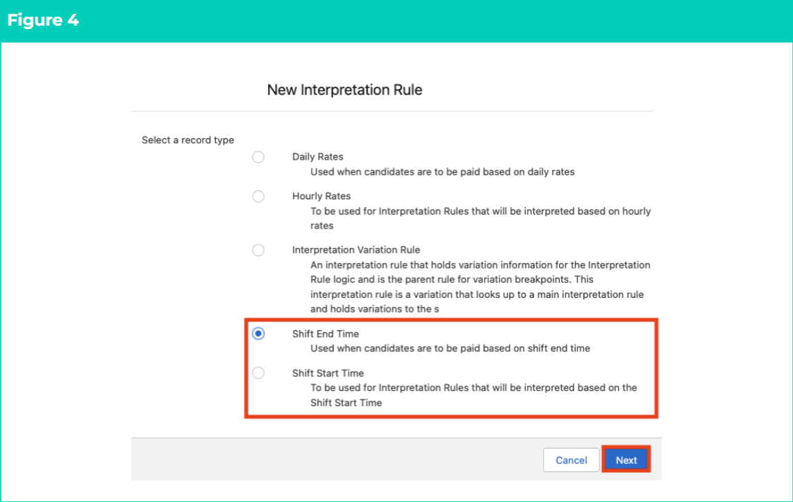 Screenshot 4 for QRG Interpretation Rule Builder - Populate Shift Time Interpretation Rules