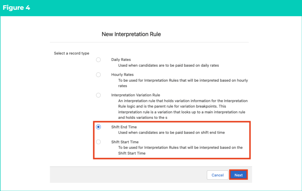 Screenshot 4 for QRG Interpretation Rule Builder - Populate Shift Time Interpretation Rules