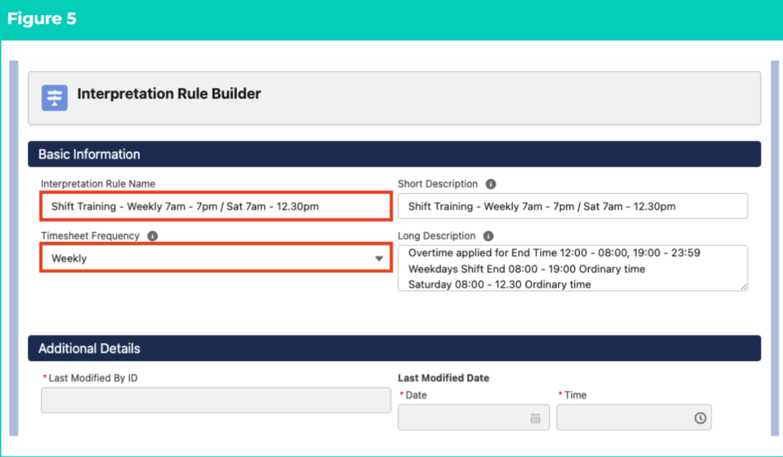 Screenshot 5 for QRG Interpretation Rule Builder - Populate Shift Time Interpretation Rules