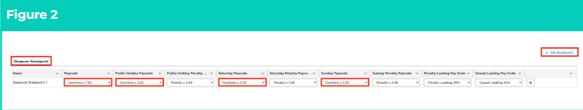 Screenshot 2 for QRG Interpretation Rule Builder - Populate Split/Broken Shift & Sleepover Rules