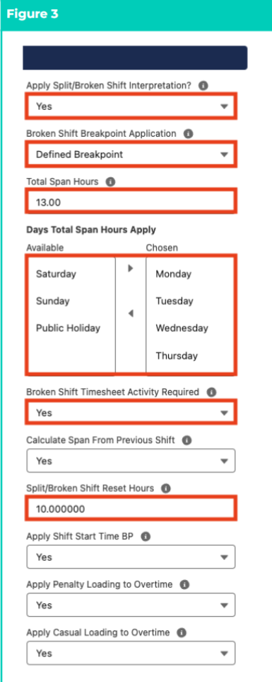 Screenshot 3 for QRG Interpretation Rule Builder - Populate Split/Broken Shift & Sleepover Rules