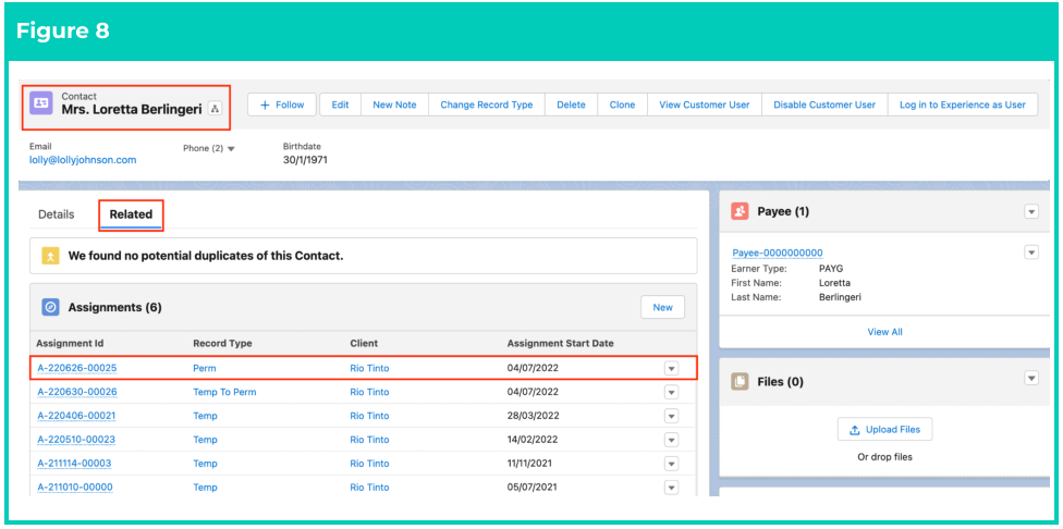 Screenshot from QRG Create Invoiceable Fees