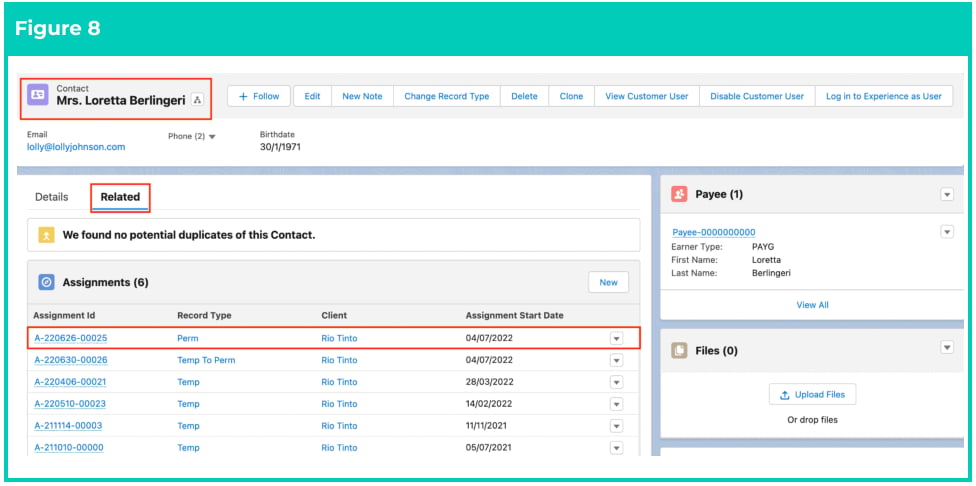 Screenshot from QRG Create Invoiceable Fees