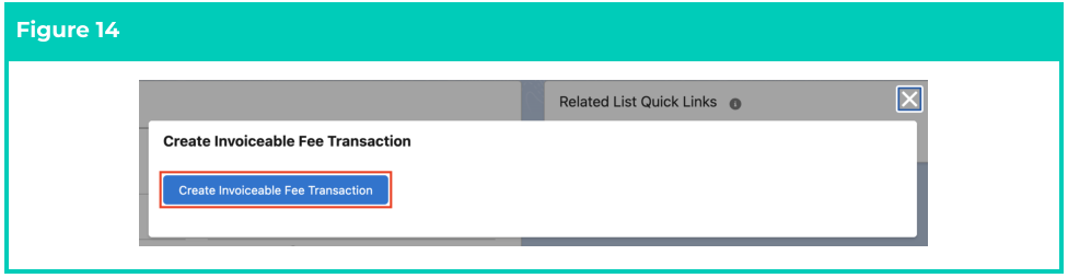 Screenshot from QRG Create Invoiceable Fees