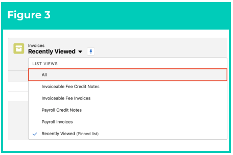 Screenshot from QRG Creating Credit Notes