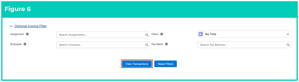 Screenshot from QRG Creating Invoices