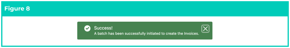 Screenshot from QRG Creating Invoices