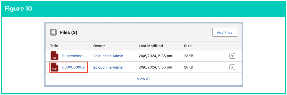 Screenshot from QRG Review Invoices