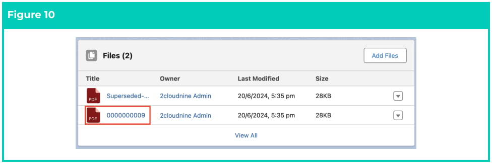 Screenshot from QRG Review Invoices