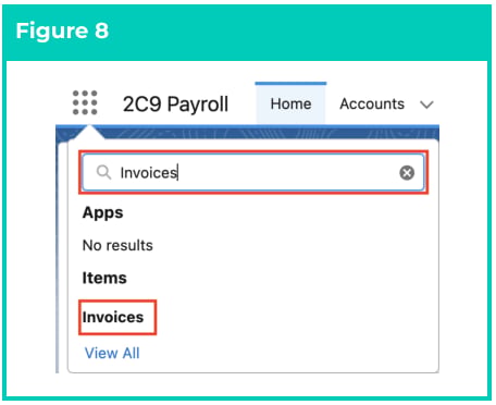 Screenshot from QRG Sending Invoices and Credits Notes