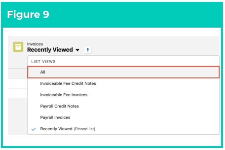 Screenshot from QRG Sending Invoices and Credits Notes