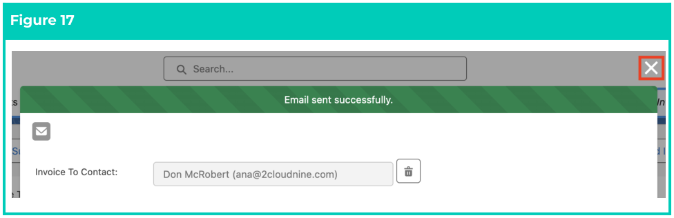 Screenshot from QRG Sending Invoices and Credits Notes