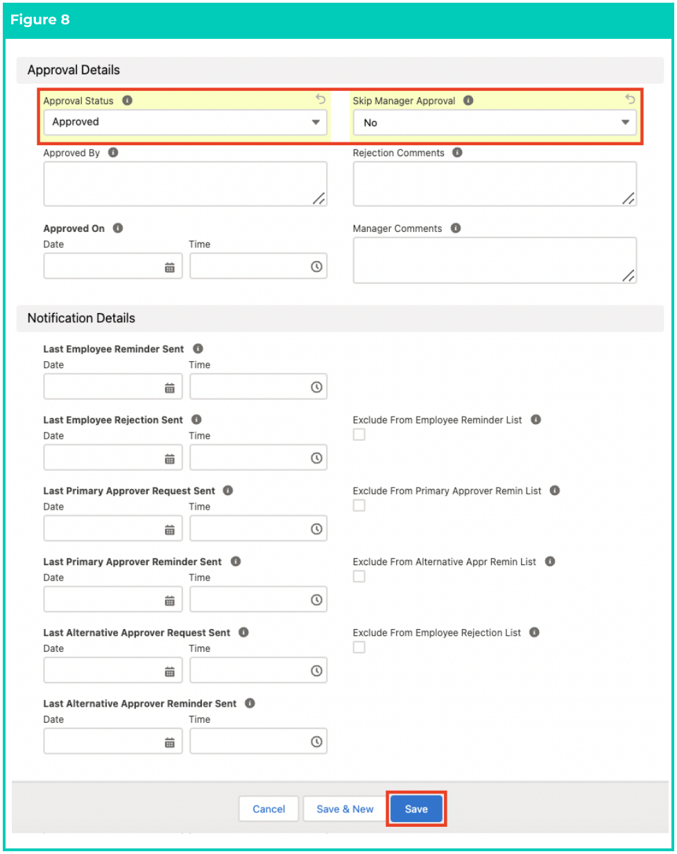 Screenshot from QRG Create Leave Cash Out - Payroll Users