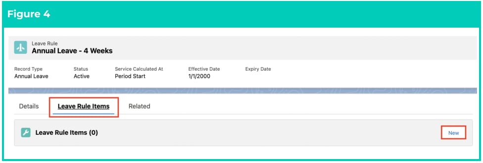 Screenshot from QRG Setup Leave Rule Items