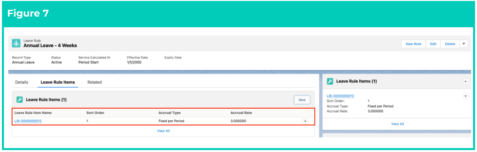 Screenshot from QRG Setup Leave Rule Items