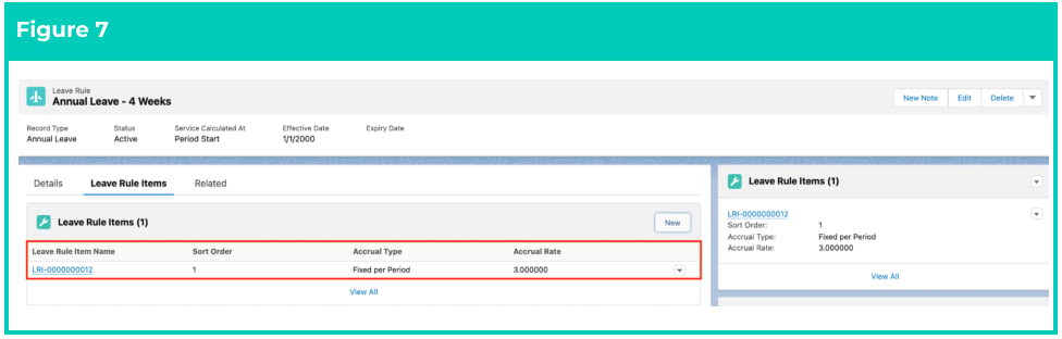 Screenshot from QRG Setup Leave Rule Items