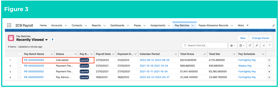 Screenshot from QRG Create a Variance Report