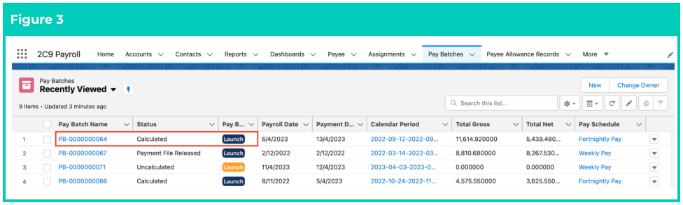 Screenshot from QRG Exclude from Payment File