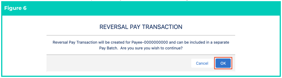 Screenshot from QRG Reverse Payee Pay Batch