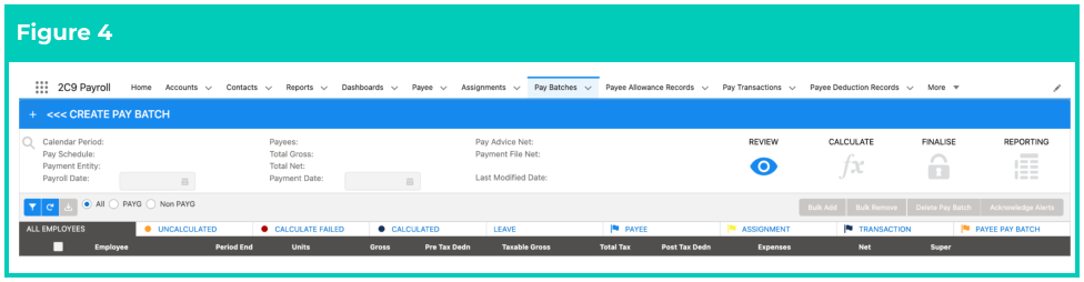Screenshot from QRG Create a New Pay Batch
