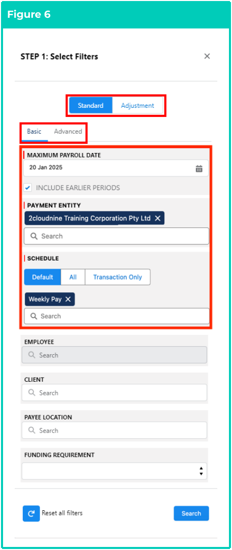 Screenshot from QRG Create a New Pay Batch