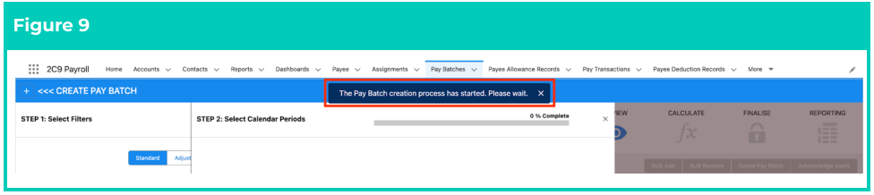 Screenshot from QRG Create a New Pay Batch