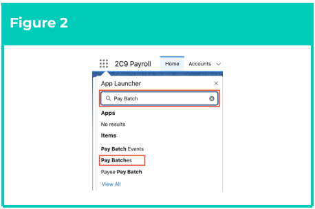 Screenshot from QRG Finalise a Pay Batch