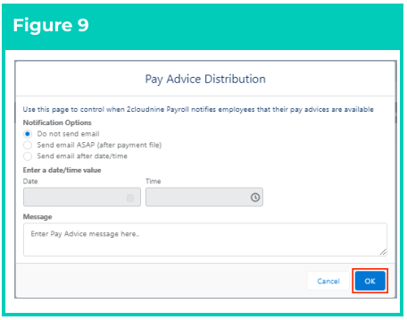Screenshot from QRG Finalise a Pay Batch