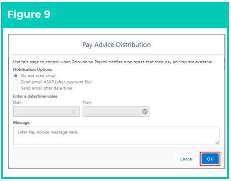 Screenshot from QRG Finalise a Pay Batch
