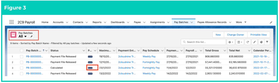 Screenshot from QRG View Leave Accruals via Pay Batch Manager