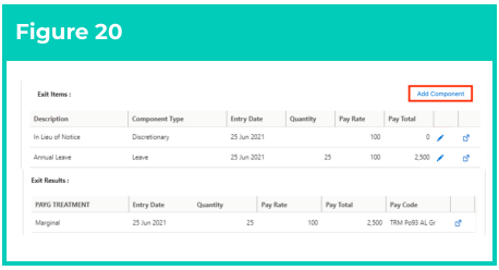 Screenshot from QRG Payee Exit