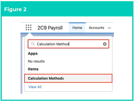 Screenshot from QRG Create a Calculation Method record