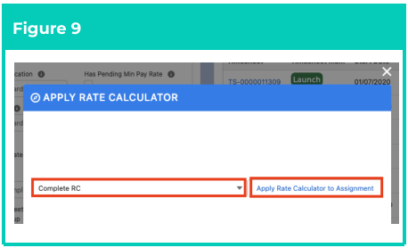 Screenshot from QRG Create Rate Calculators - Employee Specific