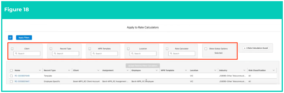 Screenshot from QRG Manage Employment Cost Items using ECM