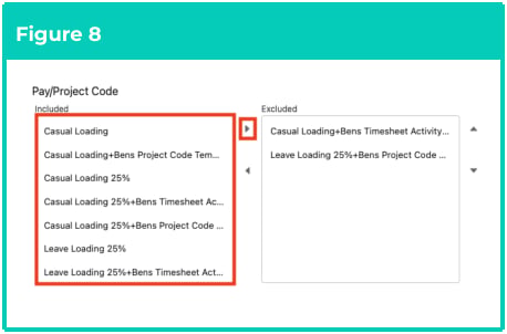 Screenshot from QRG Rate Calculator Template - Final Setup