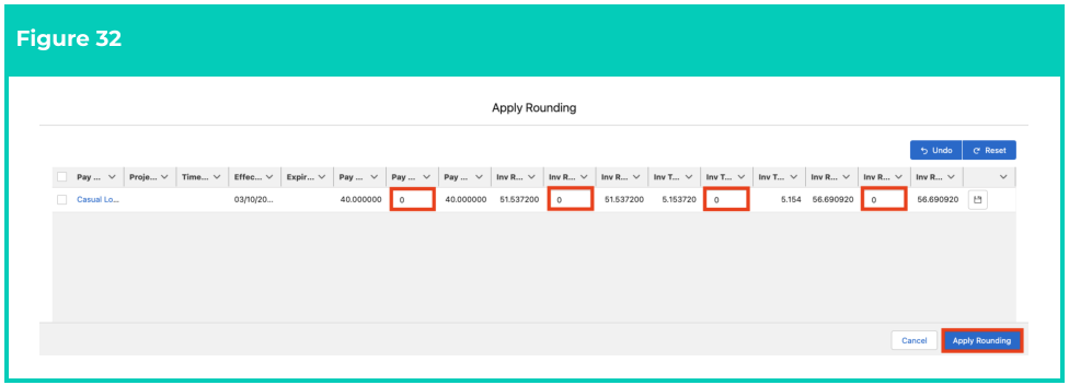 Screenshot from QRG Rate Calculator Template - Final Setup