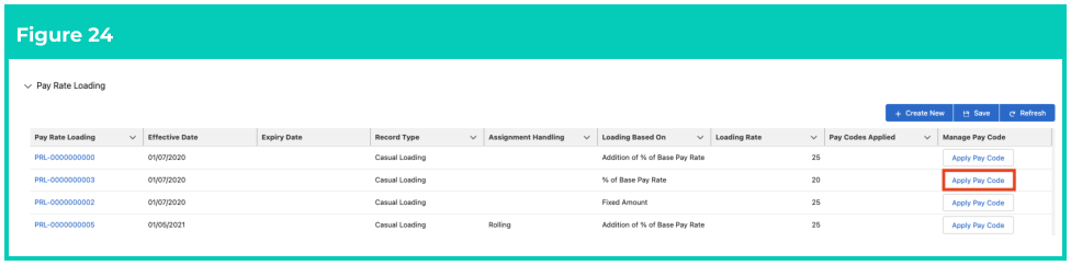 Screenshot from QRG Rate Calculator Template - Final Setup