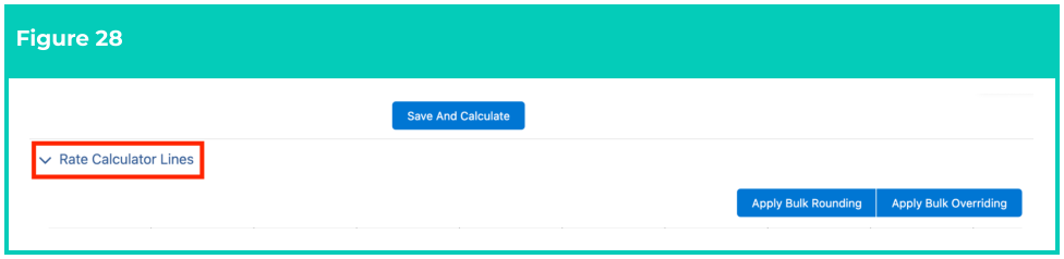 Screenshot from QRG Rate Calculator Template - Final Setup