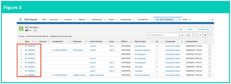 Screenshot from QRG Rate Calculators - Preview, Clone & Save as Template