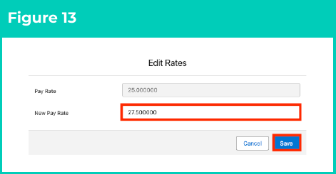 Figure 13: screenshot for QRG Update Rates Automation - Minimum Pay Rates