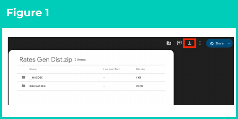 Figure 1: screenshot for QRG Rates Generator Import Tool - Setup Instructions